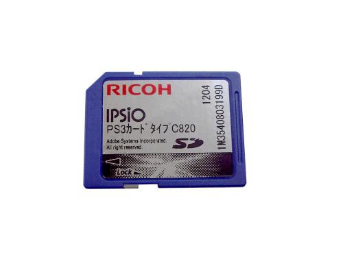 タイプC820 RICOH PS3カード SP C820、SP C820M、SP C821、SP C821M用
