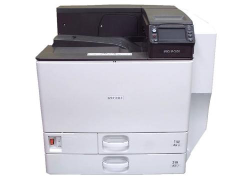IPSiO SP C830 RICOH A3カラーレーザープリンタ 外装割れあり
